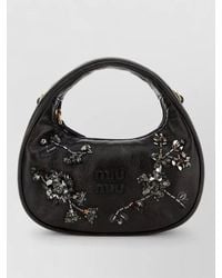 Miu Miu - Na Nappa Leather Shoulder Bag - Lyst