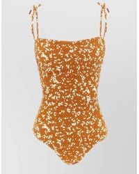 Kiton - One Piece Swimsuit Off Shoulder Straps - Lyst