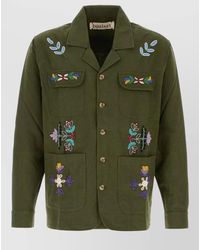 BAZISZT - Cotton Shirt Jacket - Lyst