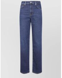 7 For All Mankind - Straight Stovepipe Jeans Five Pocket Design - Lyst