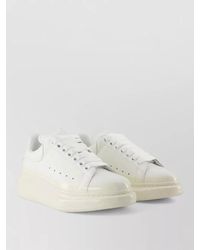 McQueen - Leather Low-Top Sneakers - Lyst