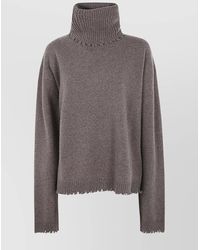 Uma Wang - High Neck Knit Top - Lyst