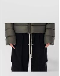 Rick Owens - Hooded Quilted Jacket Chest Pocket - Lyst