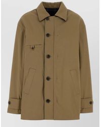 Maison Margiela - Jacket Collared Neck Long Sleeves Button Cuffs - Lyst