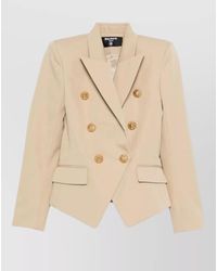 Balmain - Cotton Double-Breasted Blazer - Lyst