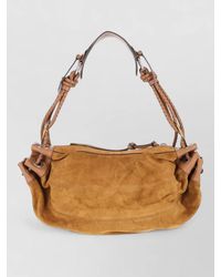 Isabel Marant - Suede Bucket Bag Braided Handles Strap - Lyst