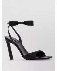 Givenchy - Satin Naked Bow Sandals - Lyst