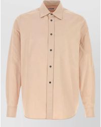 Jil Sander - Cotton Shirt Regular Fit Button Up Long Sleeves - Lyst