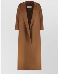 Max Mara - Camel Hair Long Coat - Lyst