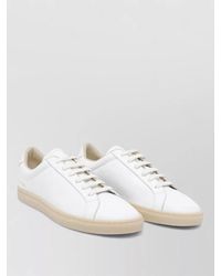 Common Projects - Leather Low Top Sneakers With Rubber Sole - Lyst
