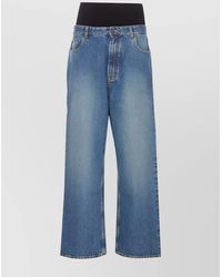 Alaïa - Knitted Waistband Pants - Lyst