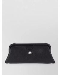 Vivienne Westwood - Textured Clutch Bag Shoulder Strap Adjustable - Lyst