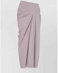 Dries Van Noten - Draped Maxi Skirt - Lyst