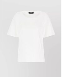 DSquared² - Cotton Rhinestone Loose-Fit T-Shirt - Lyst