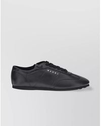 Marni - Calf Leather Softy Soccer Low-Top Sneakers - Lyst