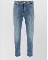 PT Torino - Stretch Denim Jeans Faded Wash Belt Loops - Lyst