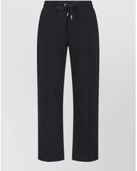Dolce & Gabbana - Cotton Straight Leg Track Pants - Lyst