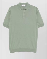 Lardini - Cotton Short-Sleeve Polo Shirt - Lyst