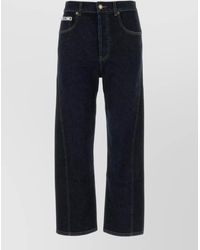 Moschino - Stretch Denim Jeans Belt Loops Back Pockets - Lyst