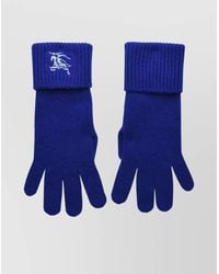 Burberry - Ribbed Cashmere-Blend Gloves - Lyst