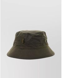 Barbour - Stitched Detailing Wide Brim Bucket Hat - Lyst