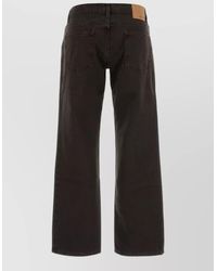 Magda Butrym - High Waist Straight Leg Denim Jeans - Lyst
