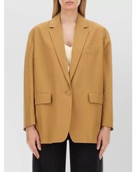 Max Mara - Regular-Fit Cotton Blazer - Lyst