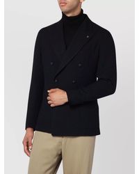 Tagliatore - Wool Jacket Double Breasted With Front Pockets - Lyst