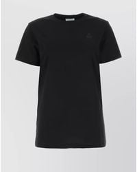 Isabel Marant - Cotton Ribbed Crew-Neck T-Shirt - Lyst