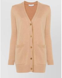 Max Mara - Cashmere Wool Sequined V-Neck Cardigan - Lyst