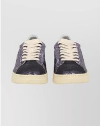 Autry - Sequin-Embellished Low-Top Sneakers - Lyst