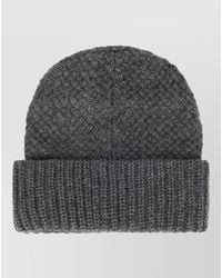 Pinko - Beanie Hat Embroidered Logo Folded Cuff - Lyst