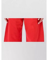 Alaïa - High Neck Cropped Cotton Jersey Top - Lyst