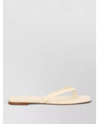 Aeyde - Flat Sole Open Toe Thong Strap Sandals - Lyst