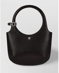 Courreges - Cloud Calf Leather Shoulder Bag - Lyst