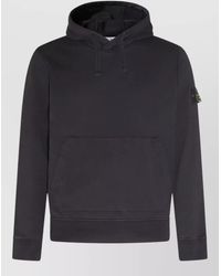 Stone Island - Cotton Regular-Fit Hooded Sweatshirt - Lyst