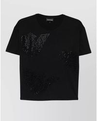 Emporio Armani - Cotton Logo Short-Sleeve T-Shirt - Lyst