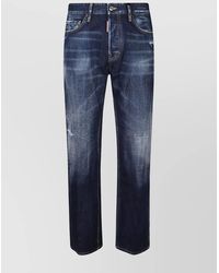 DSquared² - Denim Straight-Leg Trousers - Lyst