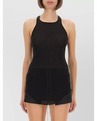 Rick Owens - Silk Slim-Fit Asymmetric Sleeveless Tank Top - Lyst