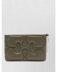 Ganni - Quilted Clutch Bag - Lyst
