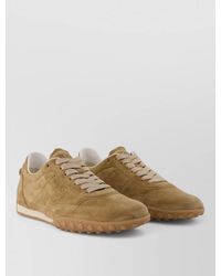 Tod's - Leather Lace-Up Sneakers - Lyst