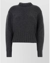 McQueen - Cashmere Wool Mélange Sweater - Lyst
