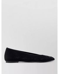 Burberry - Leather Loafers Round Toe Flat Sole - Lyst