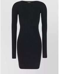 DSquared² - Ribbed Cutout Mini Dress - Lyst