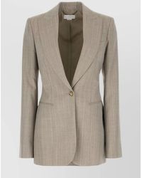 Stella McCartney - Embroidered Wool Blazer - Lyst