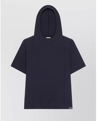 Courreges - Cotton Hooded T-Shirt - Lyst