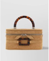 Roger Vivier - Leather Mini Cross-Body Bag - Lyst