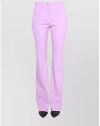 Patou - Virgin Wool Flared Trousers - Lyst