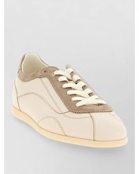 Brunello Cucinelli - Leather Low-Top Lace-Up Sneakers - Lyst