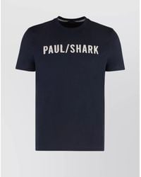 Paul & Shark - Cotton Jersey Logo-Print Short-Sleeve T-Shirt - Lyst